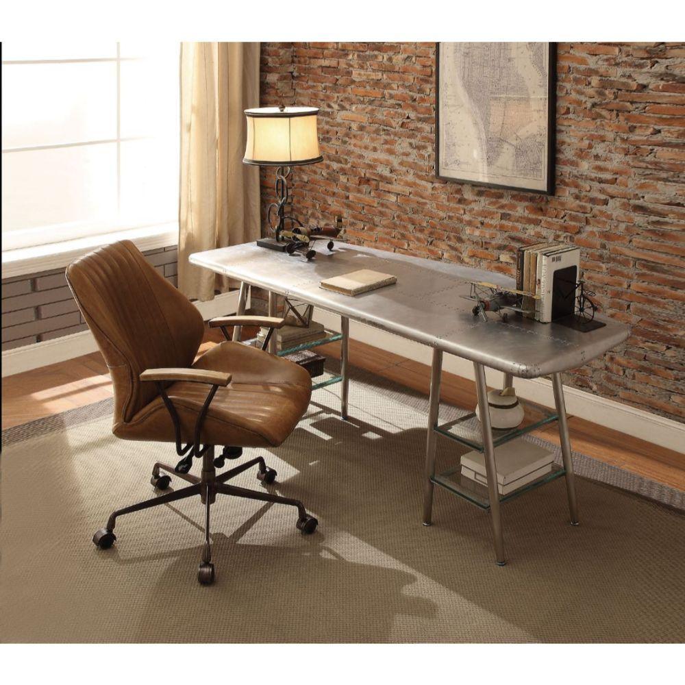 ACME - Brancaster - Desk - Aluminum - Metal - 30" - 5th Avenue Furniture