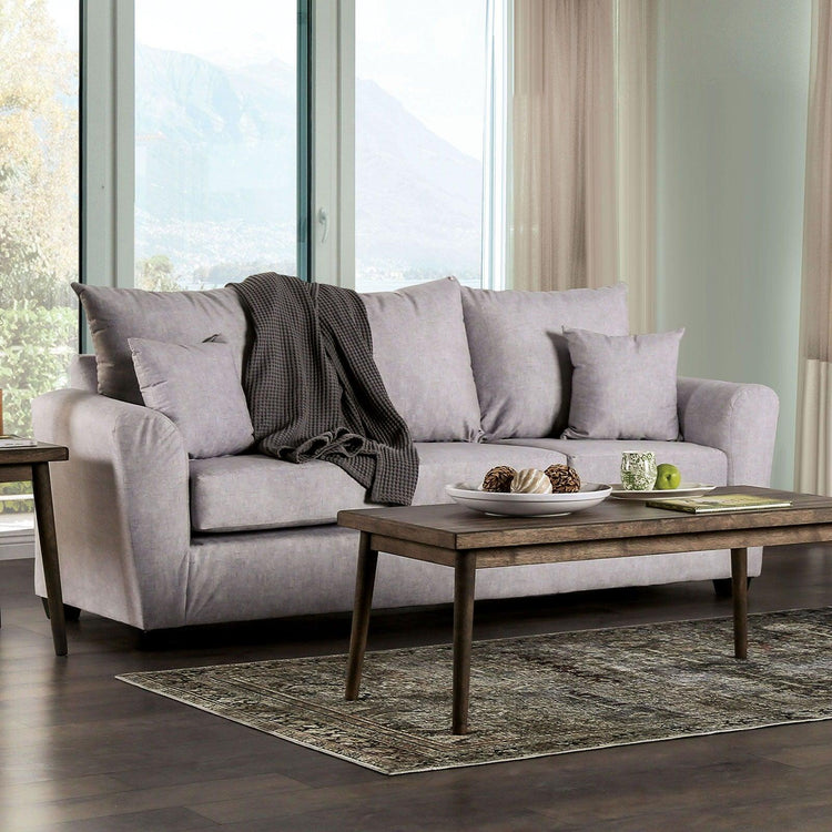 Furniture of America - Croydon - Sofa - Light Gray - 5th Avenue Furniture