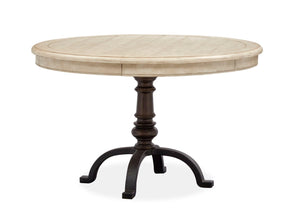 Magnussen Furniture - Harlow - Round Dining Table - Weathered Bisque - 5th Avenue Furniture