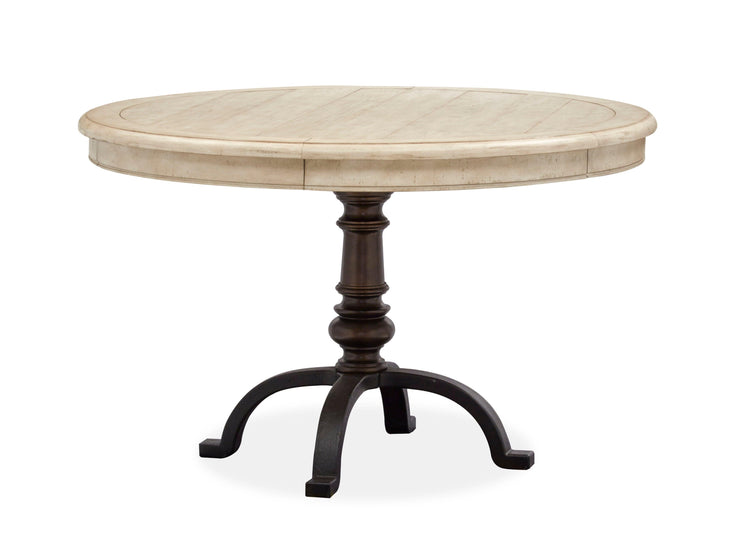 Magnussen Furniture - Harlow - Round Dining Table - Weathered Bisque - 5th Avenue Furniture