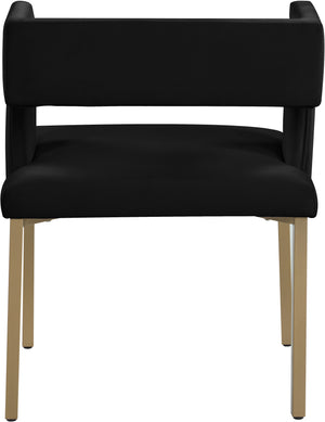 Caleb - Dining Chair with Gold Legs (Set of 2) - 5th Avenue Furniture