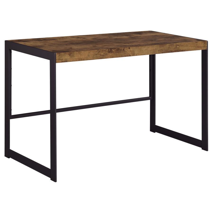 CoasterEveryday - Estrella - Writing Desk - Antique Nutmeg And Gunmetal - 5th Avenue Furniture