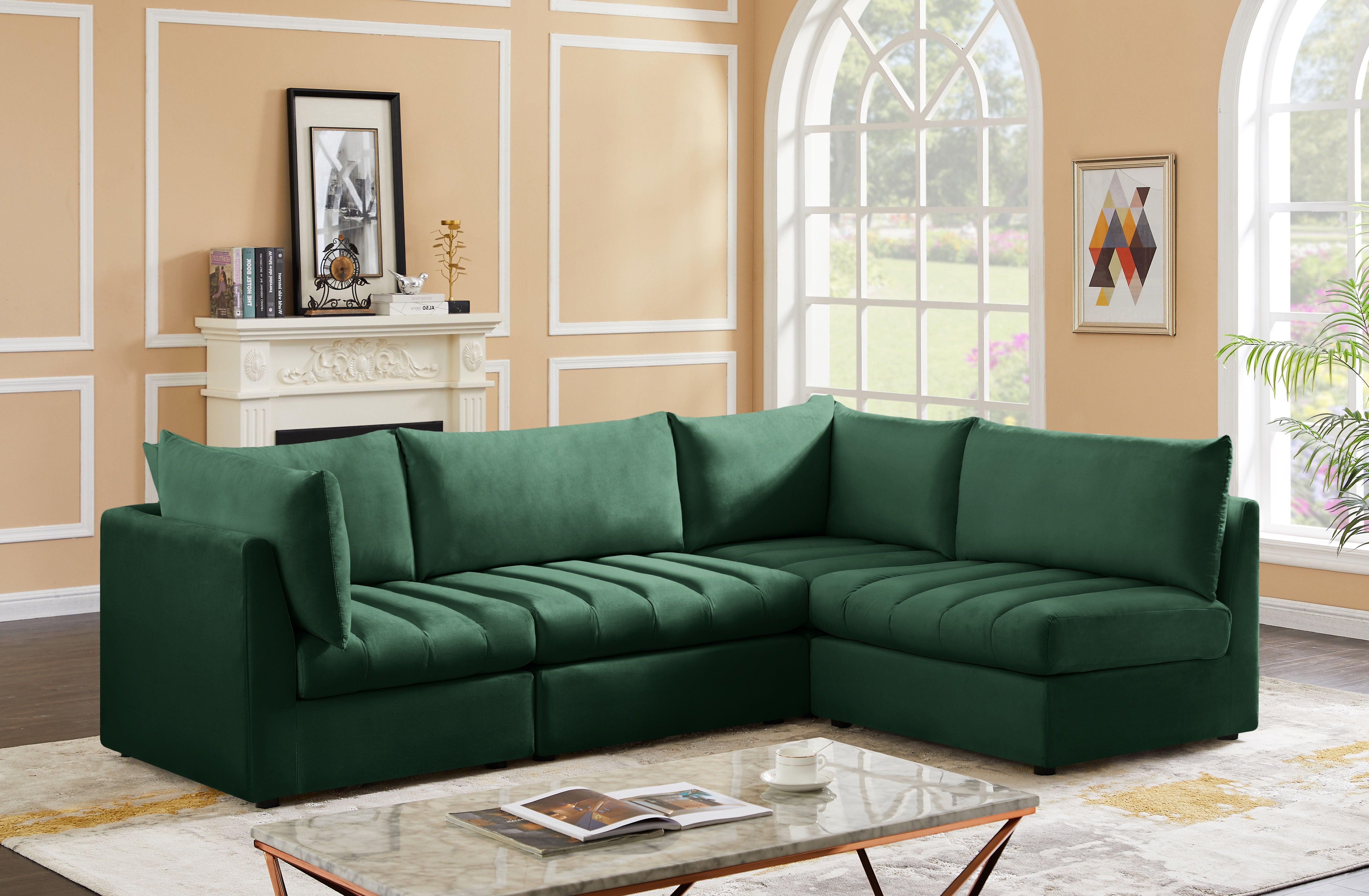 Meridian Furniture - Jacob - 4 Pc. Modular Sectional - 5th Avenue Furniture