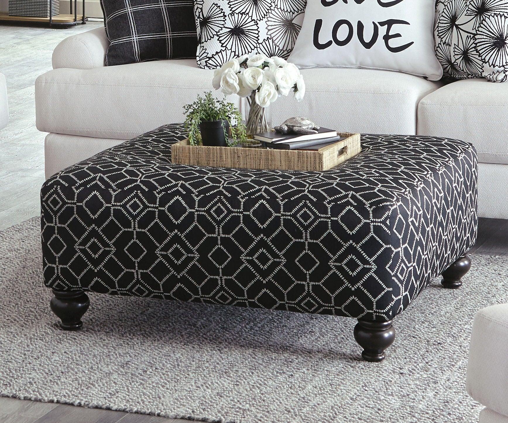 Jackson - Cumberland - Cocktail Ottoman - Onyx - 5th Avenue Furniture