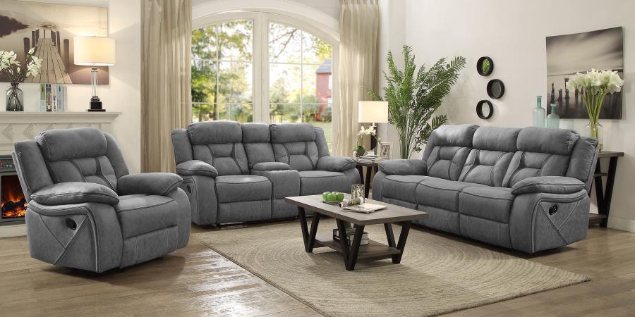 CoasterEveryday - Higgins - Pillow Top Arm Upholstered Motion Sofa - 5th Avenue Furniture