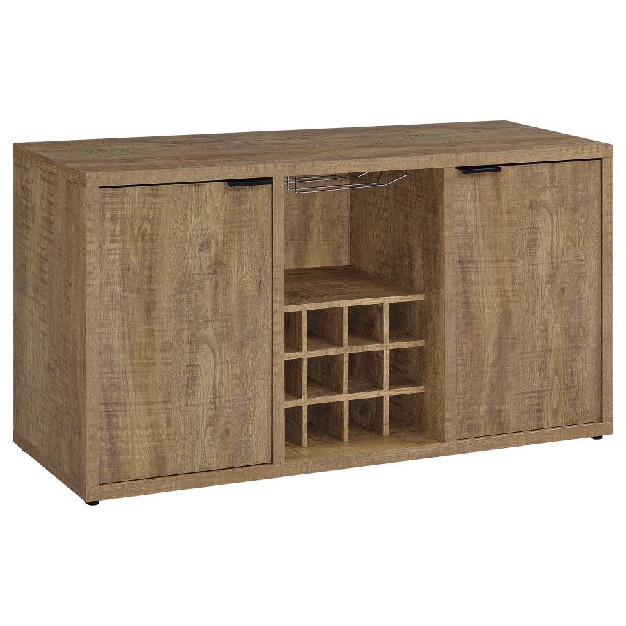 Jamestown - 2-Door Dining Sideboard Buffet With Wine Storage - Mango