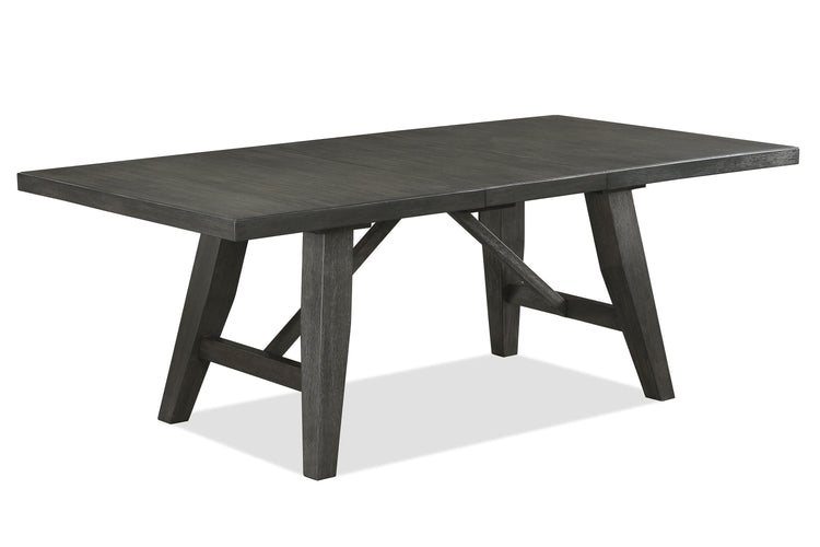 Crown Mark - Rufus - Dining Table (1 X 18 Leaf) - Black - 5th Avenue Furniture