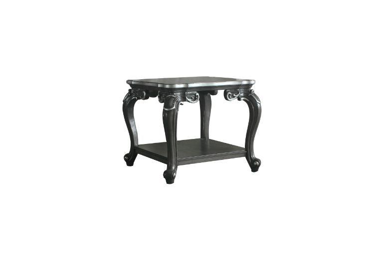 ACME - House - Delphine - End Table - Charcoal Finish - 5th Avenue Furniture