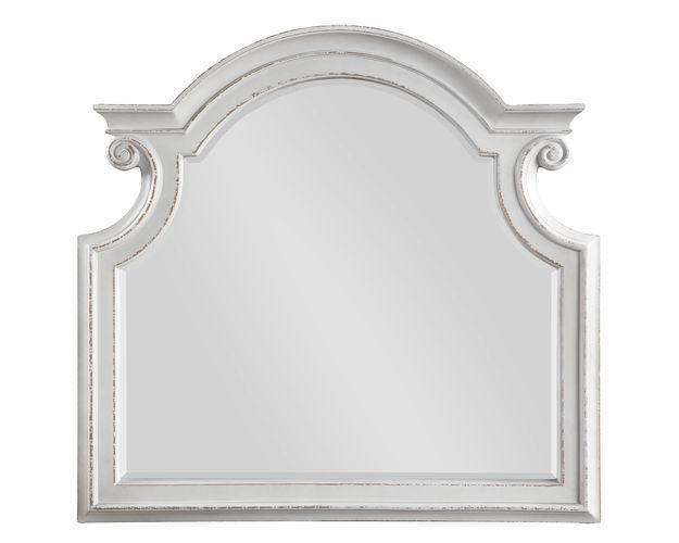 ACME - Florian - Mirror - Antique White - 5th Avenue Furniture