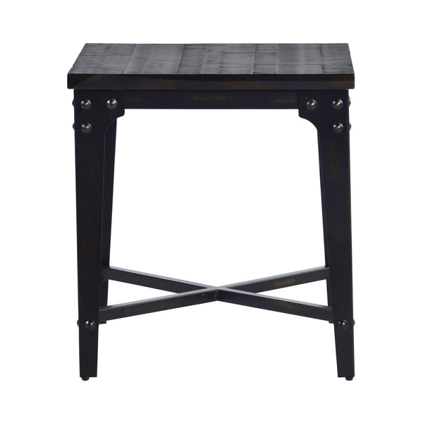 Steve Silver Furniture - Sherlock - Square End Table - Dark Brown - 5th Avenue Furniture