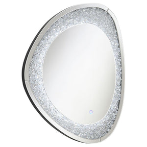CoasterElevations - Mirage - Acrylic Crystals Inlay Wall Mirror With Led Lights - 5th Avenue Furniture