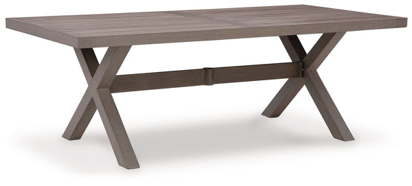 Hillside Barn - Brown - Rectangular Dining Table W/Umb Opt - 5th Avenue Furniture