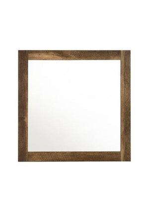 ACME - Morales - Mirror - Rustic Oak Finish - 5th Avenue Furniture
