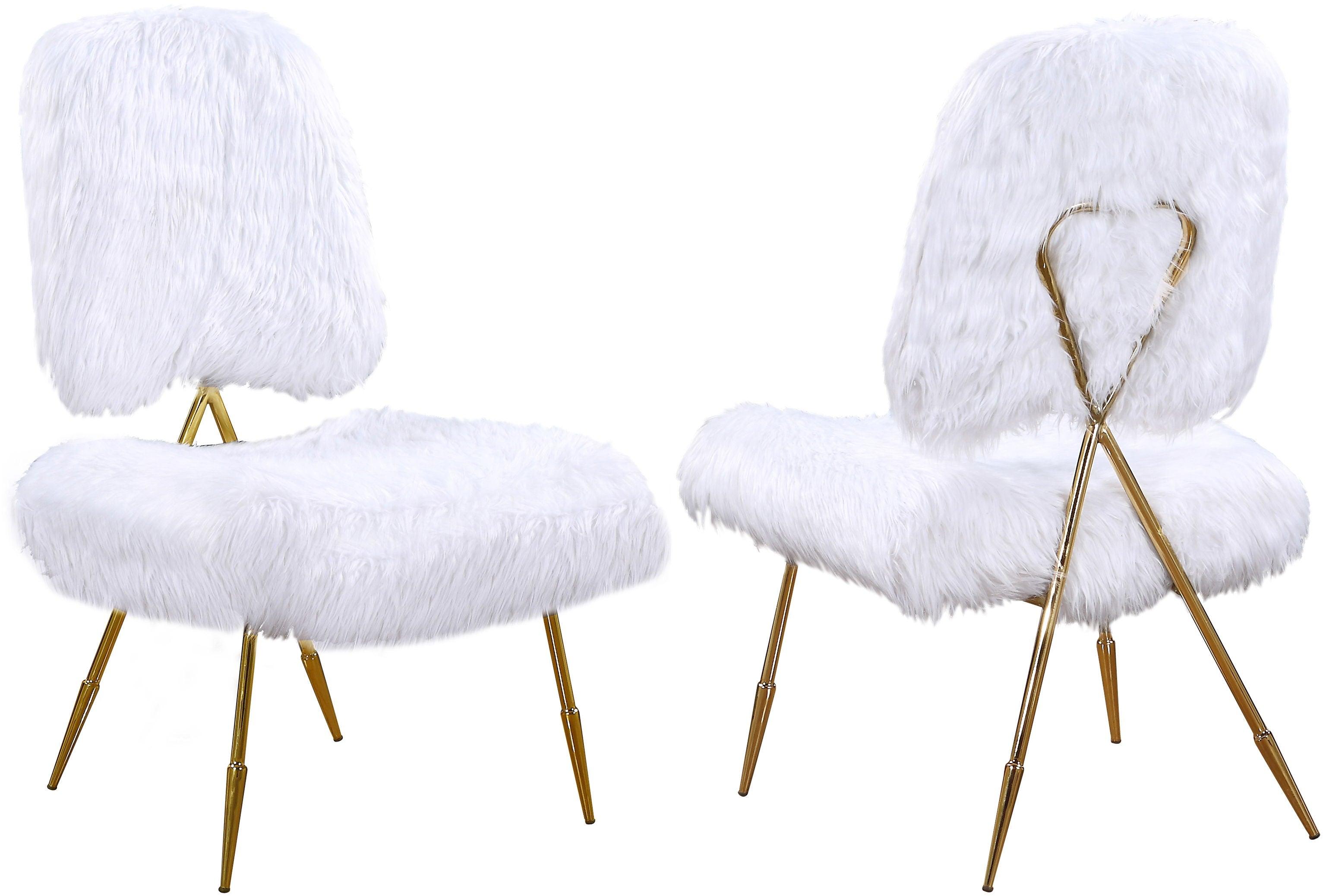 Meridian Furniture - Magnolia - Accent Chair - White - 5th Avenue Furniture