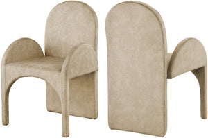 Meridian Furniture - Summer - Dining Arm Chair Set - 5th Avenue Furniture