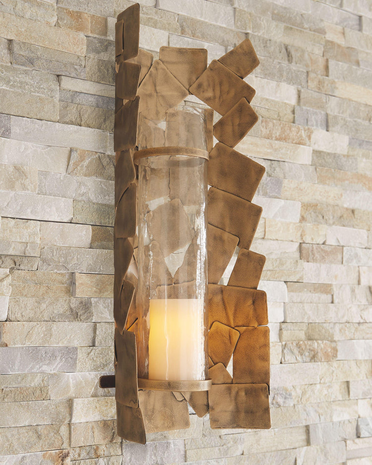 Ashley Furniture - Jailene - Antique Gold - Wall Sconce - 5th Avenue Furniture