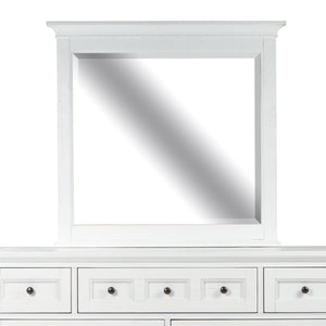 Magnussen Furniture - Heron Cove - Landscape Mirror - Chalk White - 5th Avenue Furniture