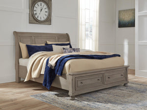 Signature Design by Ashley® - Lettner - Sleigh Bed - 5th Avenue Furniture