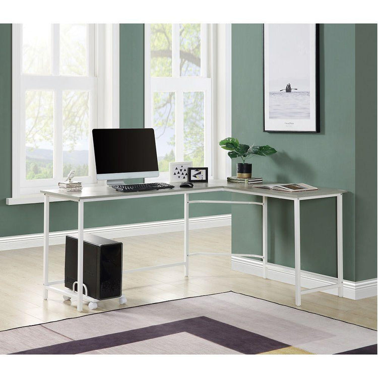 ACME - Dazenus - Desk - Gray & White Finish - 30" - 5th Avenue Furniture