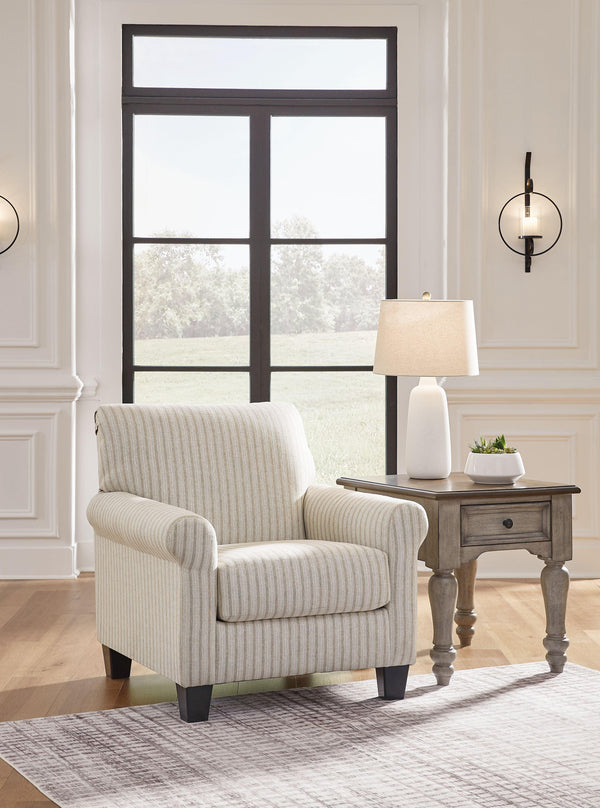 Signature Design by Ashley® - Valerani - Sandstone - Sofa, Loveseat, Accent Chair - 5th Avenue Furniture