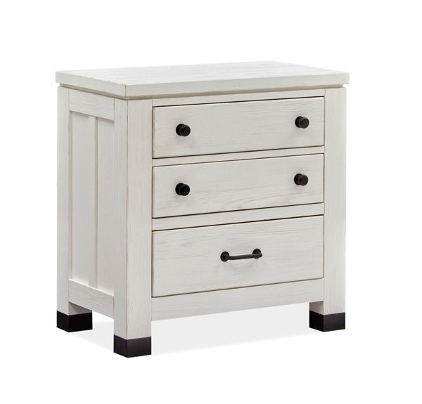 Magnussen Furniture - Harper Springs - Drawer Nightstand - Silo White - 5th Avenue Furniture