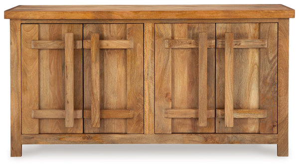 Signature Design by Ashley® - Dresor - Natural - Accent Cabinet - 5th Avenue Furniture