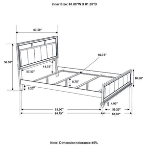 CoasterEveryday - Barzini - Upholstered Panel Bed - 5th Avenue Furniture