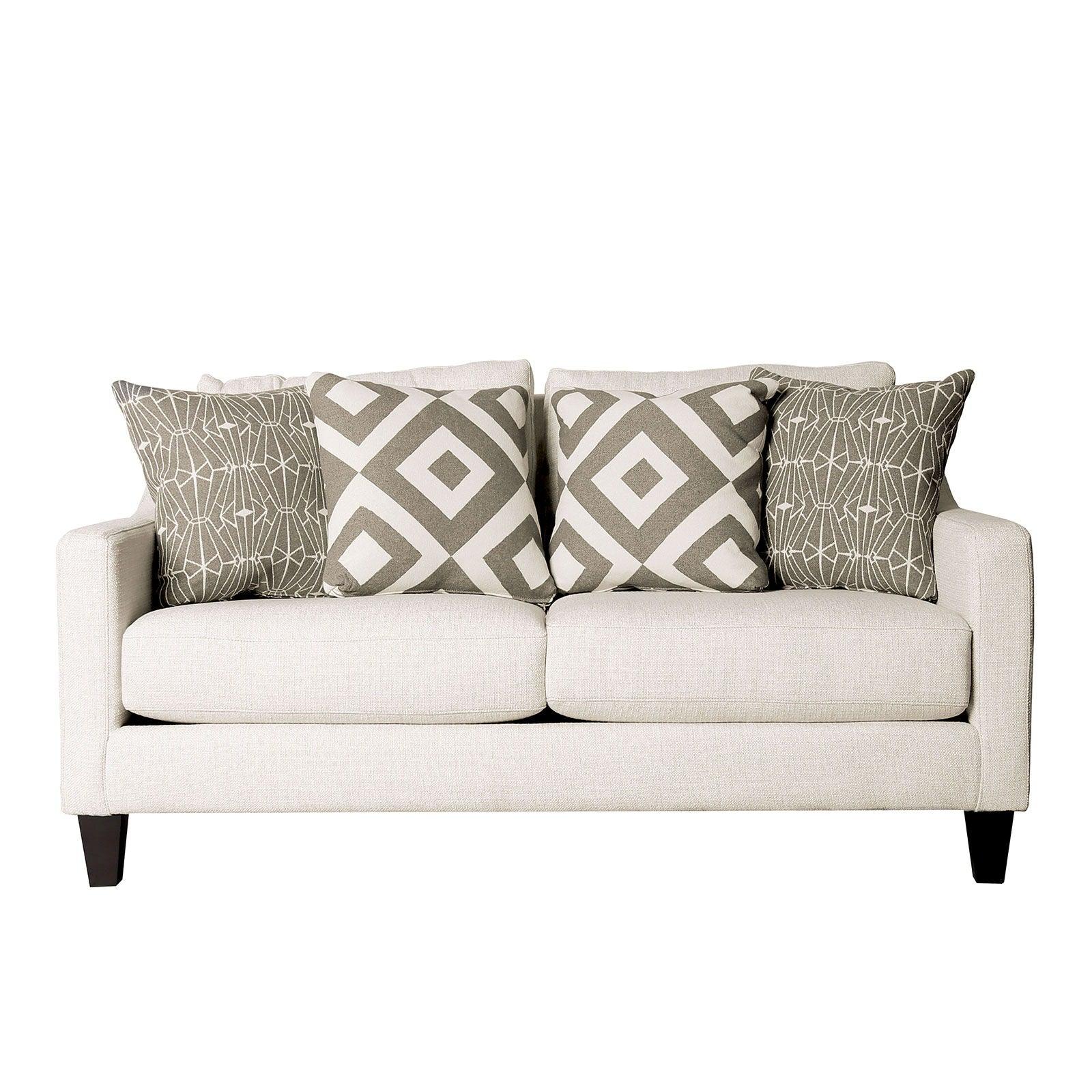 Furniture of America - Parker - Loveseat - Ivory - 5th Avenue Furniture