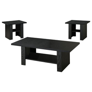 CoasterEveryday - Rodez - 3 Piece Occasional Table Set - Black Oak - 5th Avenue Furniture