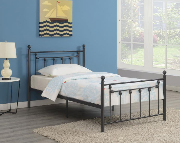 CoasterEveryday - Canon - Metal Slatted Headboard Platform Bed - 5th Avenue Furniture