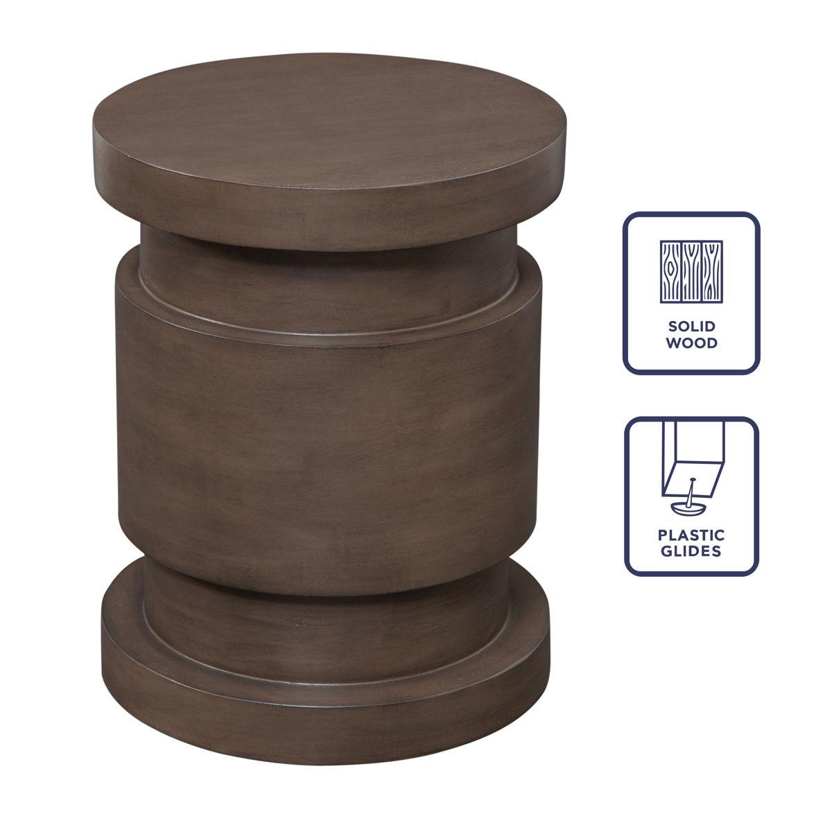 Steve Silver Furniture - Duke - Side Table - Brown - 5th Avenue Furniture