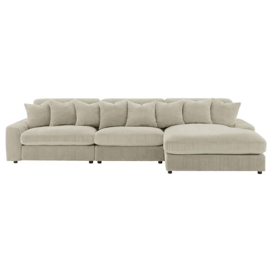 Coaster Fine Furniture - Blaine - 105" Upholstered Reversible Sectional - 5th Avenue Furniture