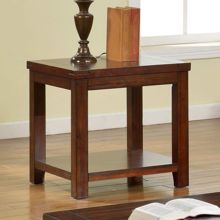 Furniture of America - Estell - End Table - Dark Cherry - 5th Avenue Furniture