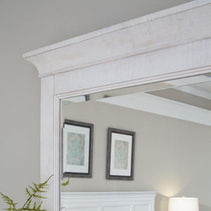 Magnussen Furniture - Heron Cove - Landscape Mirror - Chalk White - 5th Avenue Furniture