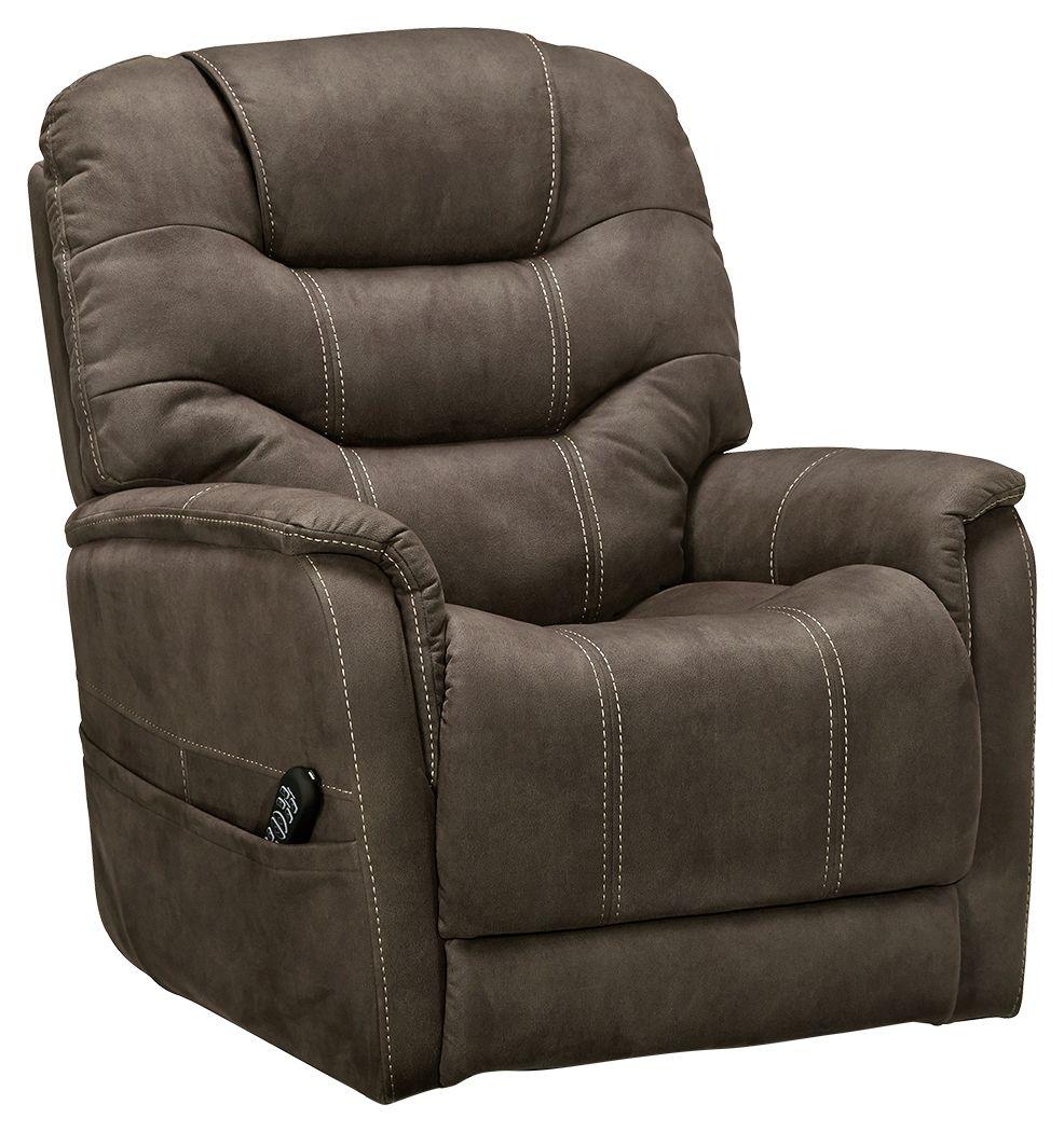 Ashley Furniture - Ballister - Espresso - Power Lift Recliner - 5th Avenue Furniture