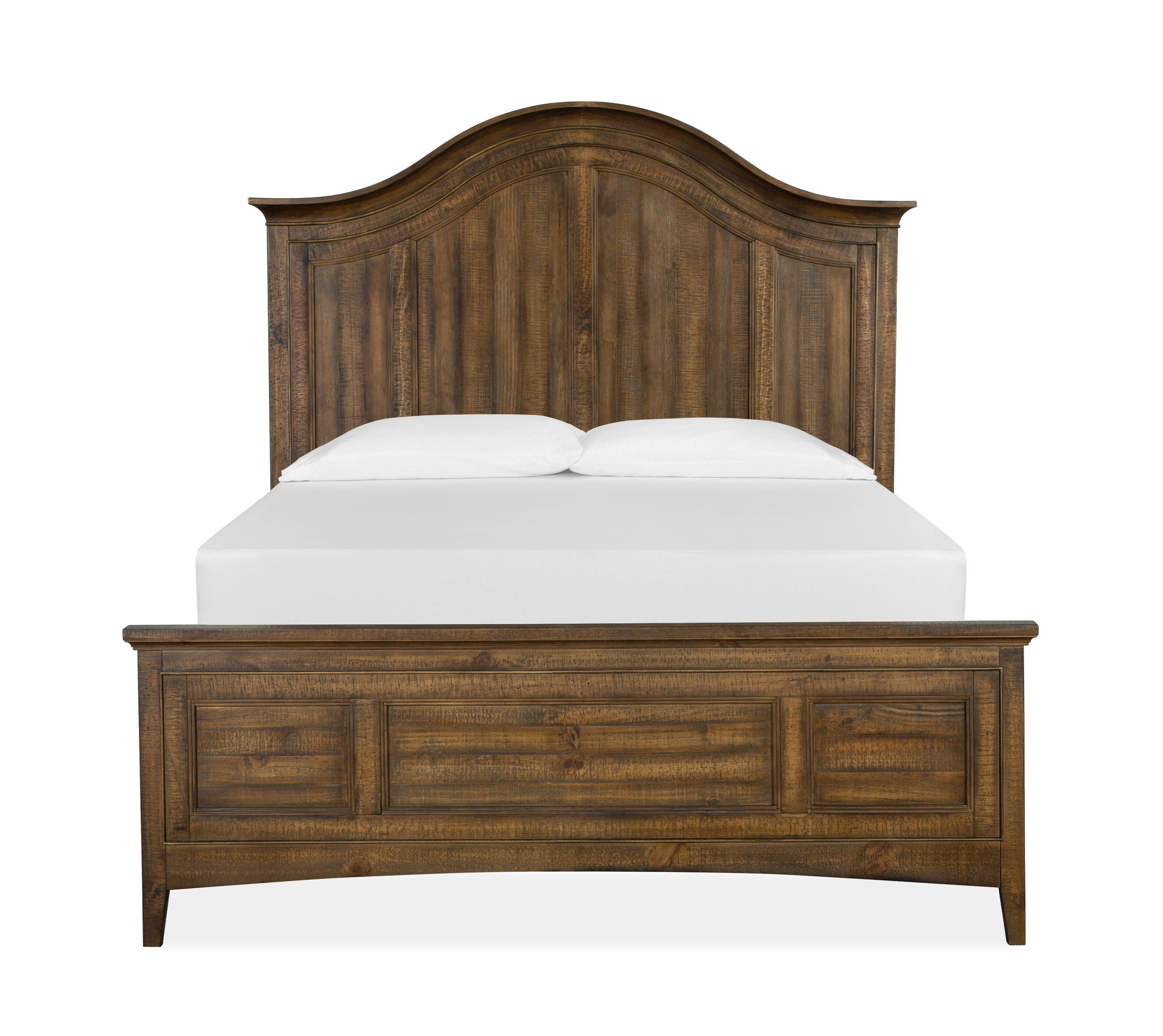 Magnussen Furniture - Bay Creek - Complete Arched Bed With Regular Rails - 5th Avenue Furniture