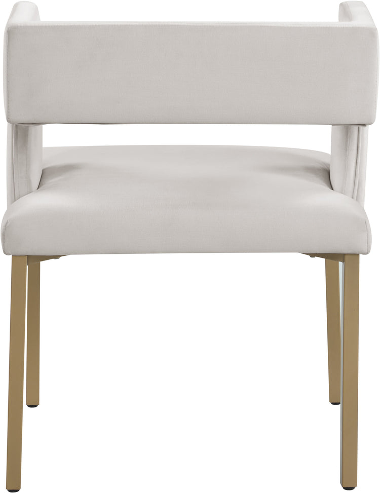 Caleb - Dining Chair with Gold Legs (Set of 2) - 5th Avenue Furniture