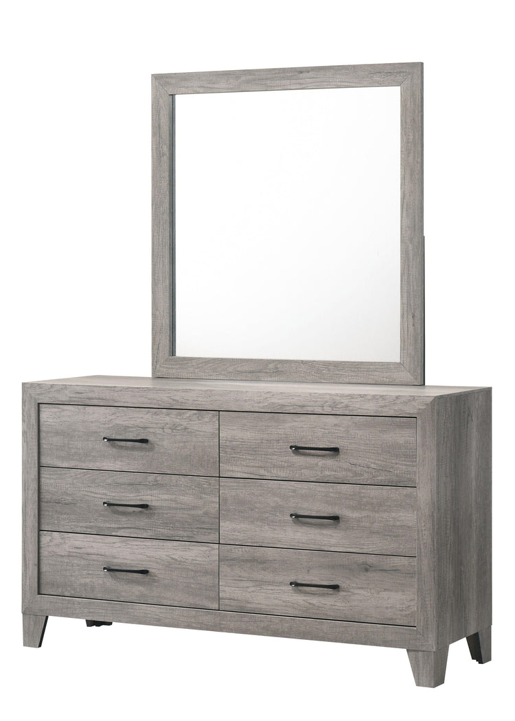 Crown Mark - Hopkins - Dresser, Mirror - 5th Avenue Furniture