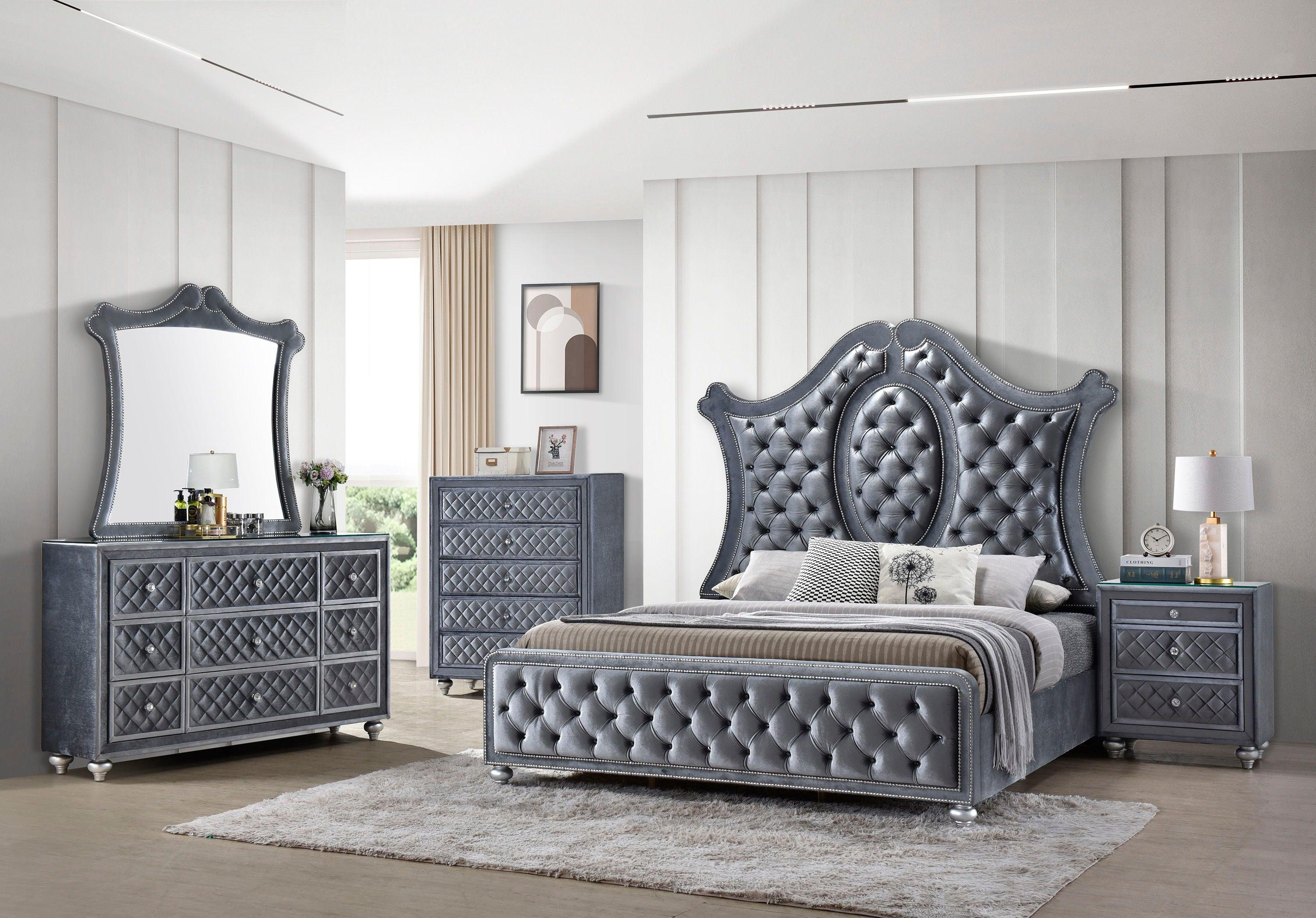 Crown Mark - Voltare - Chest - Gray - 5th Avenue Furniture