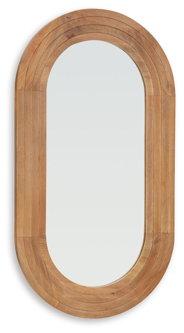 Daverly - Brown - Accent Mirror - 5th Avenue Furniture