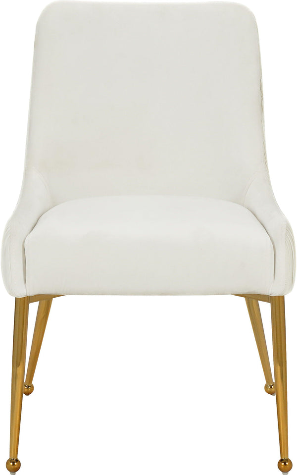 Meridian Furniture - Ace - Dining Chair with Gold Legs (Set of 2) - 5th Avenue Furniture