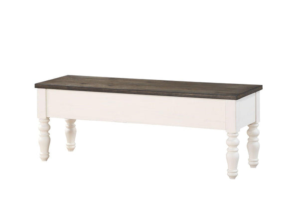 Steve Silver Furniture - Joanna - Storage Bench - Two Tone - 5th Avenue Furniture