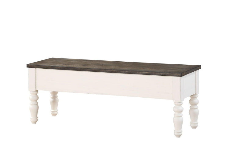 Steve Silver Furniture - Joanna - Storage Bench - Two Tone - 5th Avenue Furniture