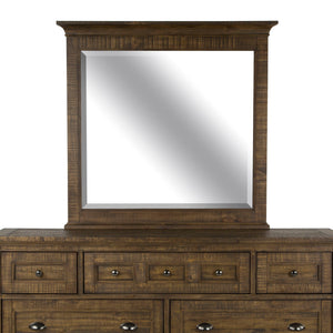 Magnussen Furniture - Bay Creek - Landscape Mirror - Toasted Nutmeg - 5th Avenue Furniture