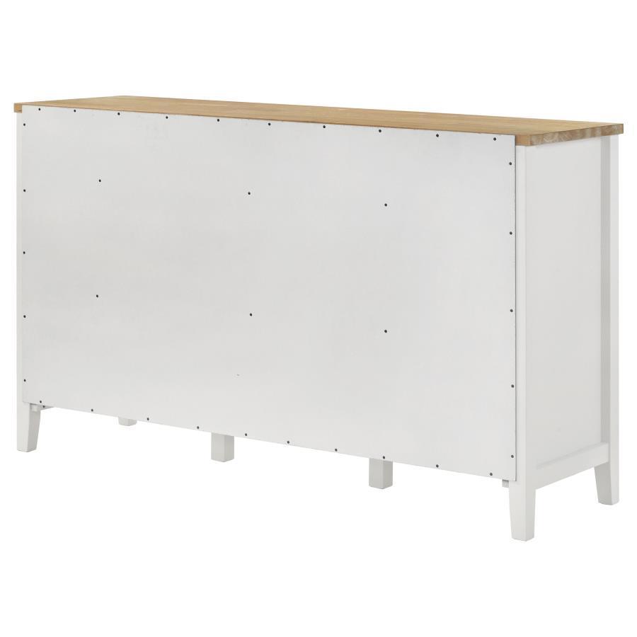 Coaster Fine Furniture - Hollis - Sideboard - Brown And White - 5th Avenue Furniture