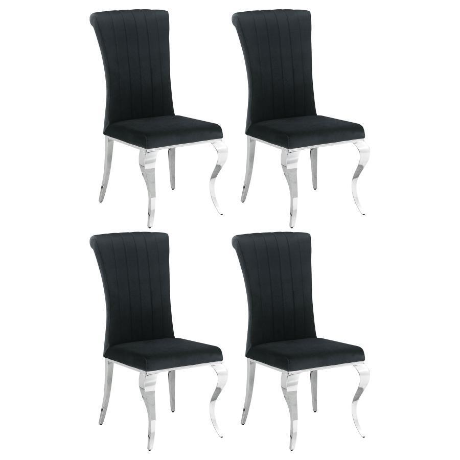 CoasterEssence - Betty - Upholstered Side Chairs (Set of 4) - 5th Avenue Furniture