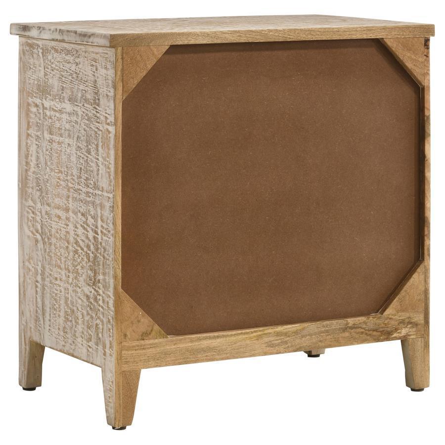 Coaster Fine Furniture - Mariska - 3-Drawer Wooden Accent Cabinet - White Distressed - 5th Avenue Furniture
