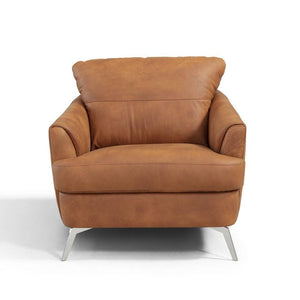 ACME - Safi - Chair - CapPUchino Leather - 5th Avenue Furniture