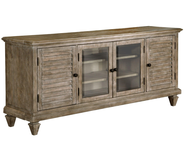 Magnussen Furniture - Lancaster - Rustic Entertainment Console - Dovetail Grey - 5th Avenue Furniture