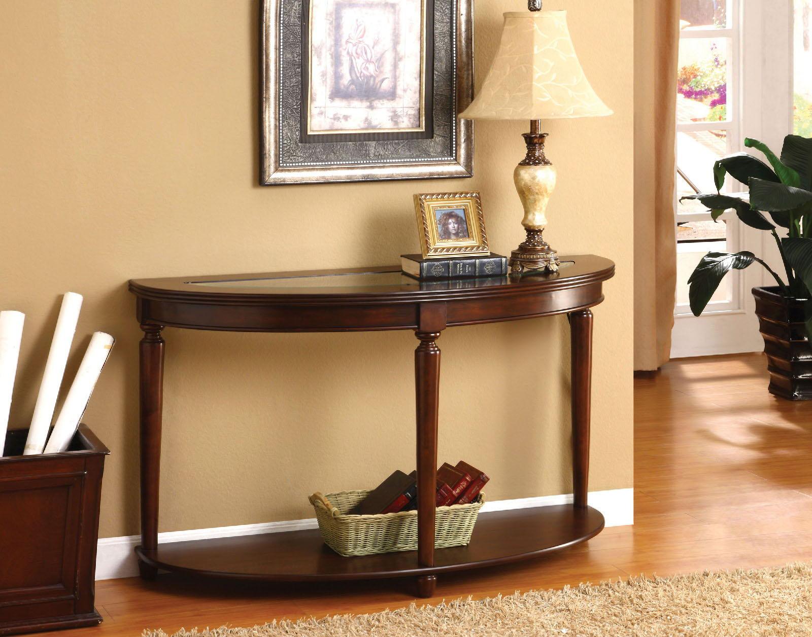 Furniture of America - Granvia - Sofa Table - Dark Cherry - 5th Avenue Furniture